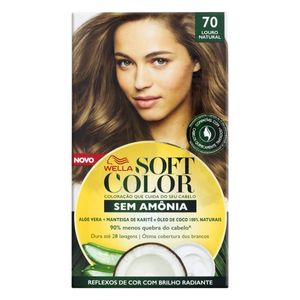 Coloração Wella Soft Color s/ Amônia 70 Louro Natural