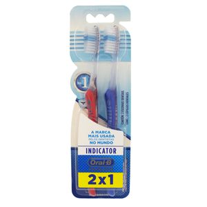 Escova Dental Oral-B Indicator Plus c/ 2 Unid