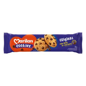 Biscoito Cookies Marilan Chocolate c/ Gotas de Original 80g