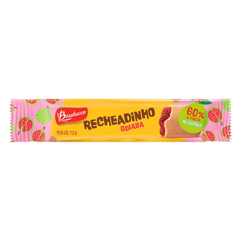 Biscoito Bauducco Recheadinho Goiaba 112g