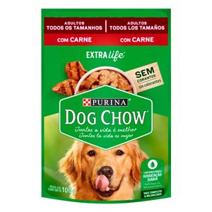 Ração Úmida Dog Chow Cães Adultos Cordeiro 100g