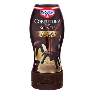 Cobertura p/ Sorvete Dr.Oetker Chocolate Squeeze 190g