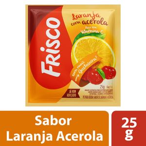 Pó p/ Refresco Frisco Laranja e Acerola 25g