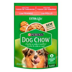 Ração Úmida Dog Chow Cães Adultos Cordeiro 100g