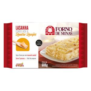 Lasanha Forno de Minas Quatro Queijos Pacote 600g