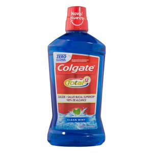 Enxaguante Bucal Antisséptico Colgate Total 12 Clean Mint Frasco 1l