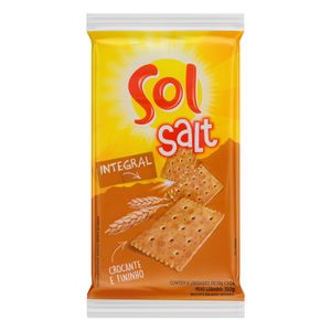 Biscoito Sol Salt Integral 150g