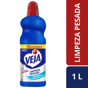 Limpador Veja Limpeza Pesada Original Frasco 1l Grátis 20% de Desconto