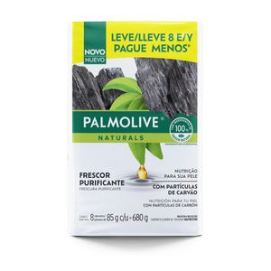 Sabonete Palmolive Naturals Sensação Purificante 85g Leve 8 Pague 7 Unid