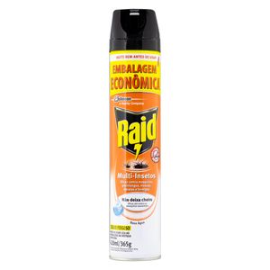 Inseticida Raid Aerossol Multi Insetos Base Água 420ml Embalagem Econômica