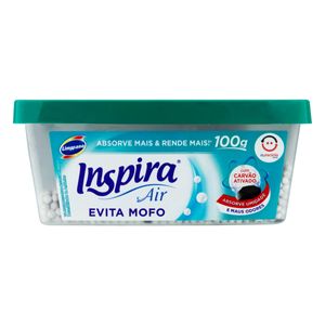 Desumidificador de Ambiente Inspira Air c/ Carvão Ativado Pote 100g