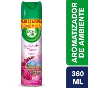 Purificador Bom Ar Jardim de Peônia 360ml Embalagem Econômica