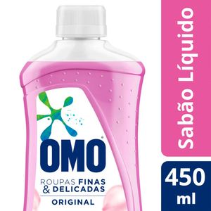 Sabão Líquido Omo Roupas Finas e Delicadas Original 450ml