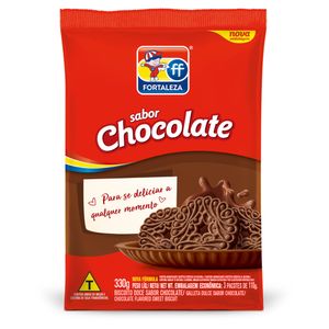 Biscoito Amanteigado Fortaleza Chocolate 330g