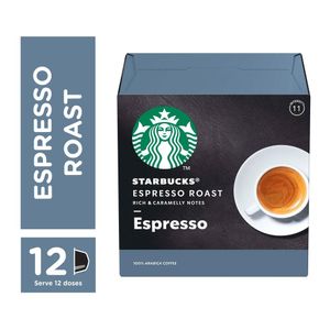 Café em Cápsula Starbucks Torrado e Moído Espresso Roast Caixa 66g c/ 12 Unid