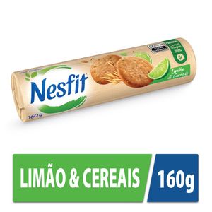 Biscoito Integral Nesfit Limão/Cereais 160g