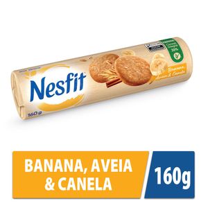 Biscoito Integral Nesfit Banana/Aveia/Canela 160g