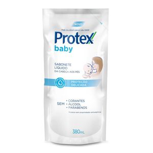 Sabonete Líquido Protex Baby da Cabeça aos Pés Proteção Delicada Sachê 380ml