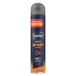 Desodorante Aerossol Suave Sport Fresh 200ml Tamanho Econômico