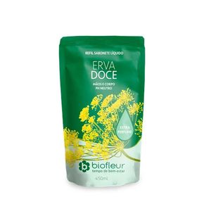 Sabonete Líquido Biofleur Erva Doce Refil 450ml