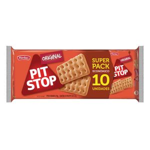 Biscoito Marilan Pit Stop Salgado Original Pacote 270g 10 Unid