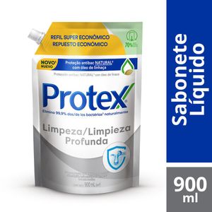 Sabonete Líquido p/ Mãos Protex Limpeza Profunda Refil 900ml