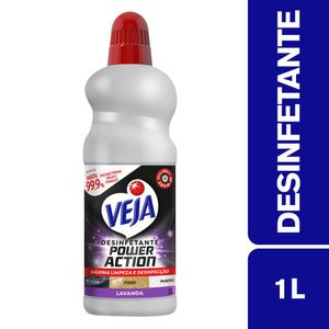 Desinfetante Veja Power Action Lavanda Frasco 1l