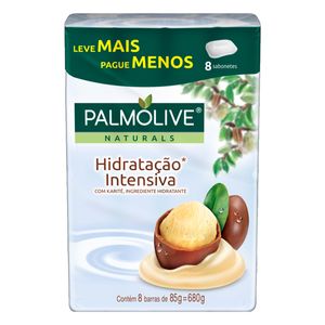 Sabonete Palmolive Naturals Hidratação Intensiva c/ Karité 680g c/ 8 Unid Leve + Pague -