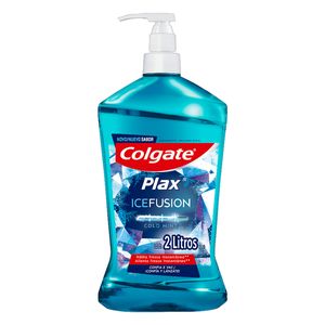 Enxaguante Bucal Colgate Plax Ice Fusion Zero Álcool Cold Mint Frasco 2l