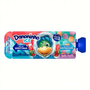 Queijo Petit Suisse Danoninho Ice Tutti Frutti Squeeze 70g