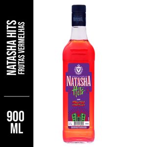 Coquetel Alcoólico Natasha Hits Frutas Vermelhas Garrafa 900ml