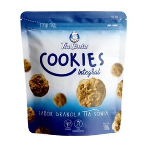 Biscoito Cookies Integral Tia Sônia Granola 150g