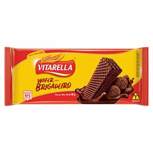 Biscoito Vitarella Wafer Brigadeiro 80g