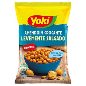 Amendoim Crocante Yoki Levemente Salgado Pacote 500g