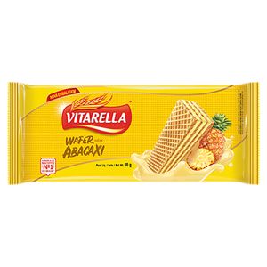 Biscoito Vitarella Wafer Abacaxi 80g