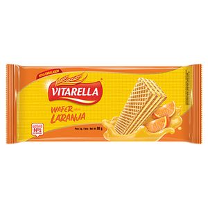 Biscoito Vitarella Wafer Laranja 80g