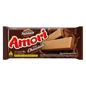 Biscoito Wafer Richester Chocolate 80g