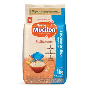 Cereal Infantil Mucilon Multicereais Pacote Leve Mais Pague Menos 1kg