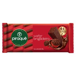 Biscoito Wafer Piraquê Recheio Brigadeiro Pacote 100g