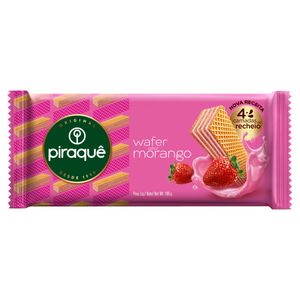 Biscoito Wafer Piraque Morango 100g