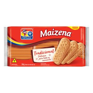 Biscoito Maizena Fortaleza Tradicional Pacote 350g