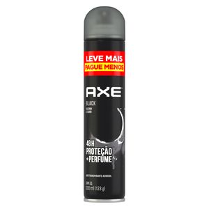 Desodorante Axe Aerossol Black Alecrim e Cedro 200ml Leve + Pague -