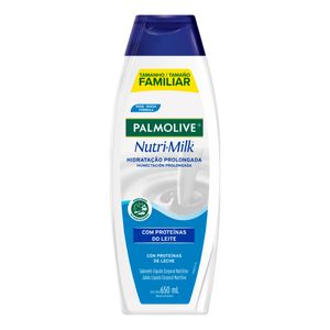 Sabonete Líquido Palmolive Hidratação Prolongada Nutri-Milk 650ml Tamanho Família