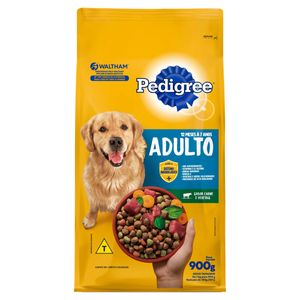 Alimento p/ Cães Pedigree Adultos Carne e Vegetais 900g