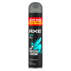 Desodorante Axe Aerossol Apollo Vetiver e Mandarina 200ml Leve + Pague -