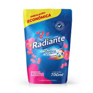 Lava Roupas Líquido Radiante Ação Total Sachê 700ml