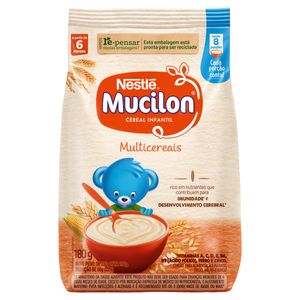 Cereal Infantil Mucilon Multicereais Pacote 180g