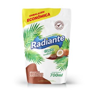Lava Roupas Líquido Radiante Coco Sachê 700ml