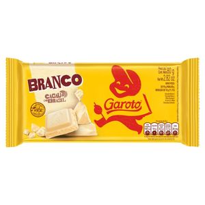 Chocolate em Barra Garoto Branco 80g