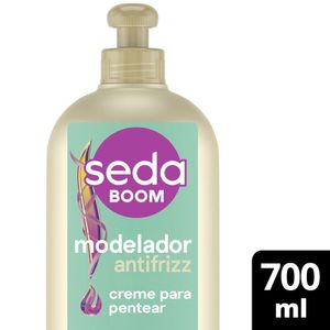 Creme p/ Pentear Seda Boom Modelador Antifrizz 700ml